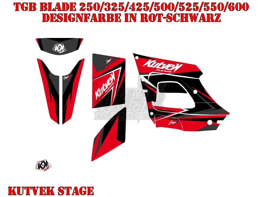 Stage Rot-Schwarz für TGB Blade altes Modell